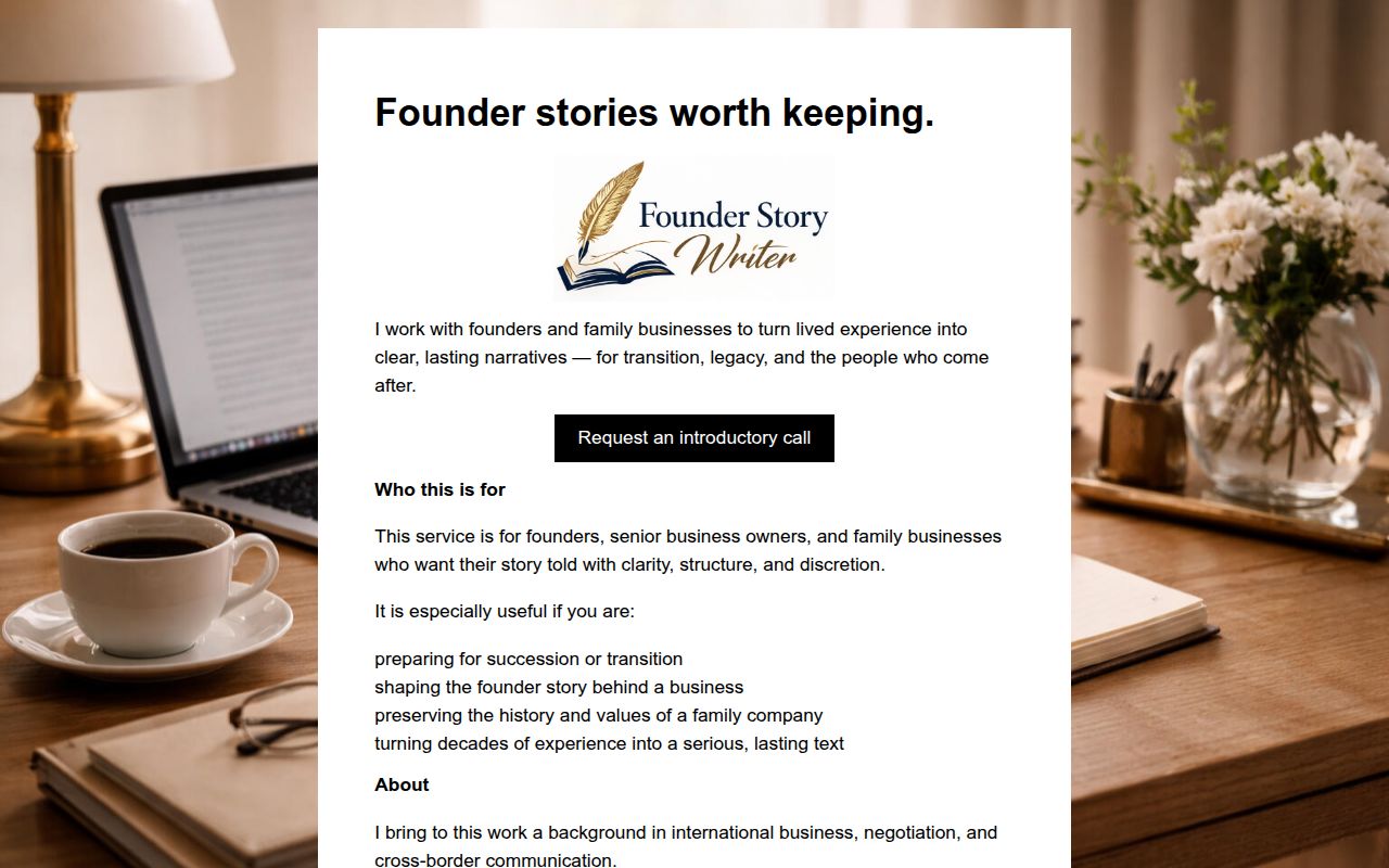 Founder stories worth keeping.